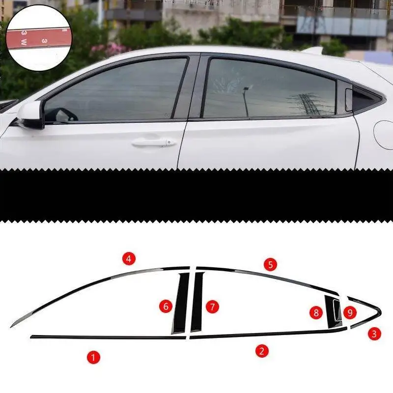 Автомобильный хромированный модифицированный декоративный внешний аксессуар