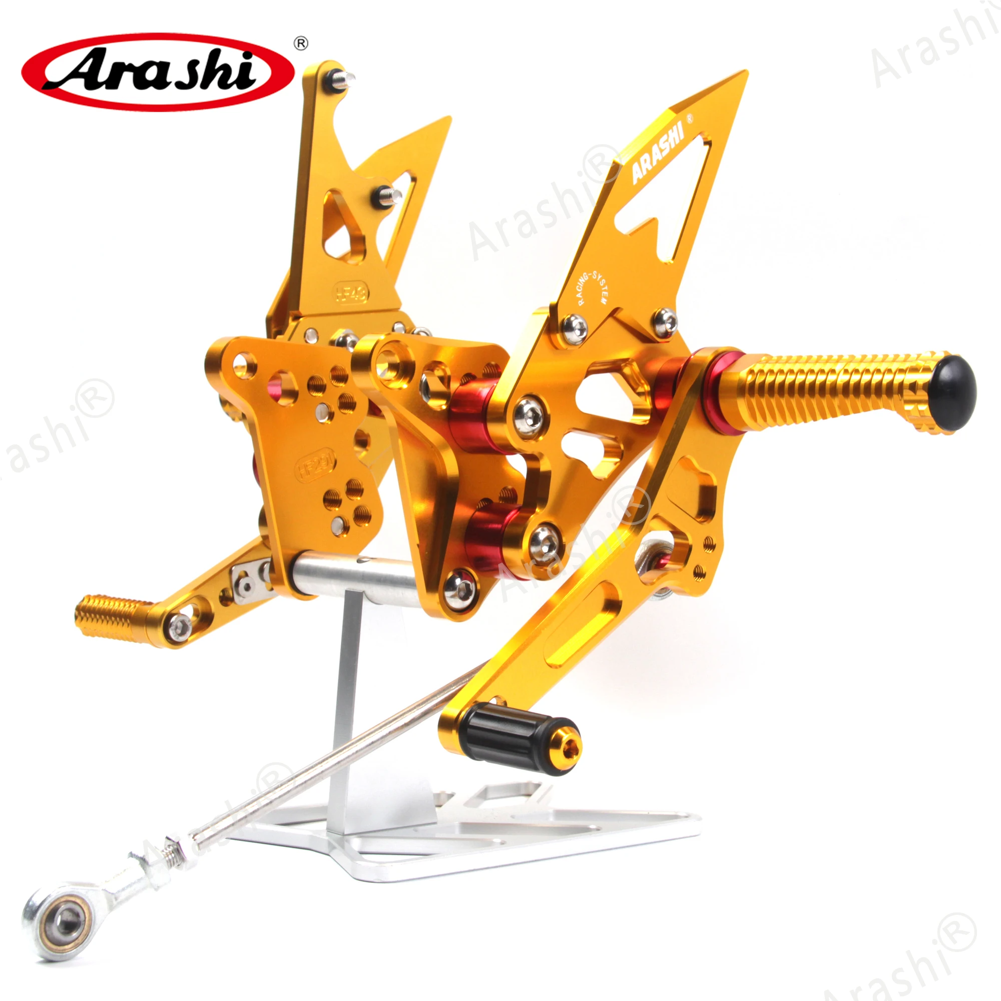 

Arashi 1 Set CNC Adjustable Footpeg For SUZUKI HAYABUSA GSXR 1300 Gen 2 2008 - 2020 GSX-R GSXR 1300 2009 2010 2011 2012 2013