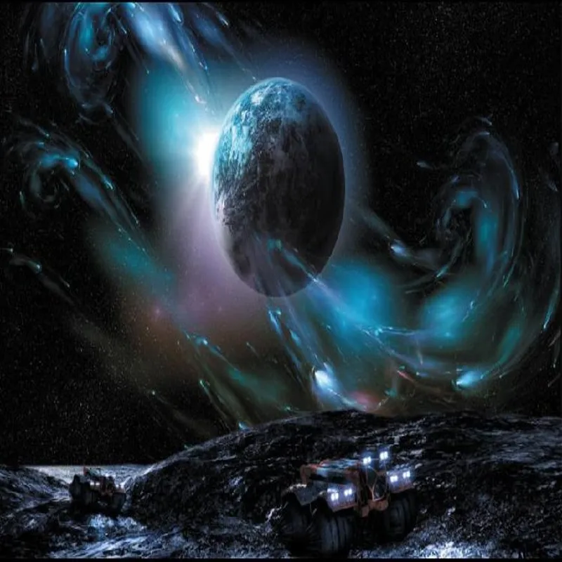 Прямая поставка фото обои космическое небо 3D потолочные КТВ бар ресторан росписи