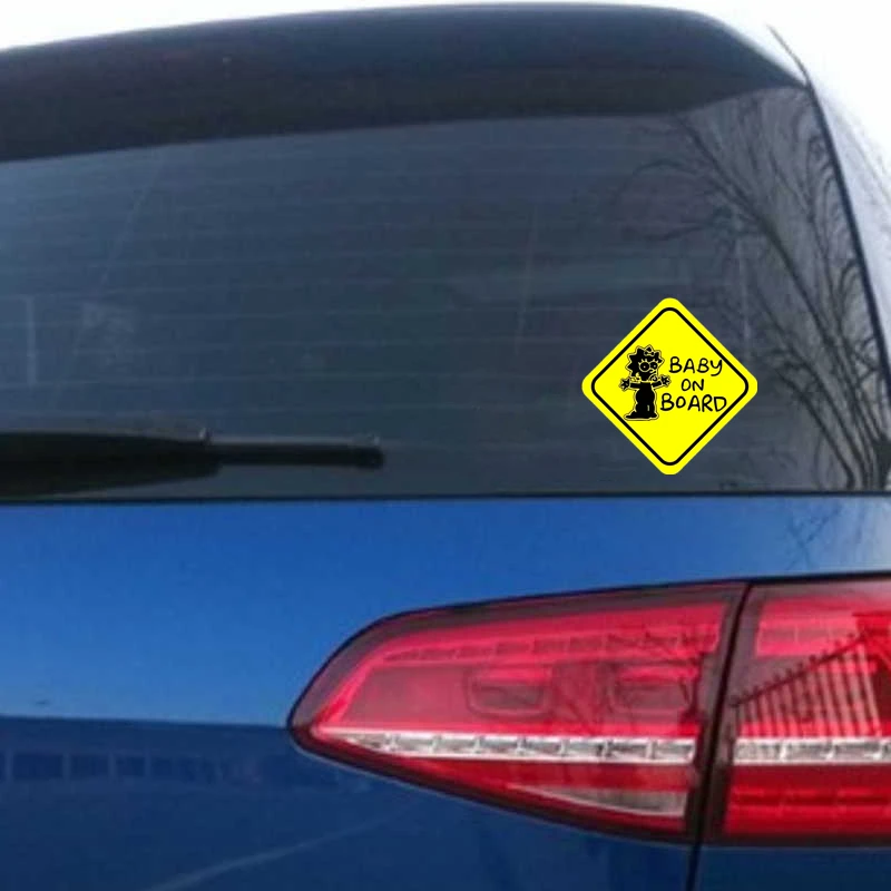 S4-0005#13 cm/17 cm Baby On Board Self-adhesive Decal Car Sticker Waterproof Auto Decors on Bumper Rear Window | Автомобили и