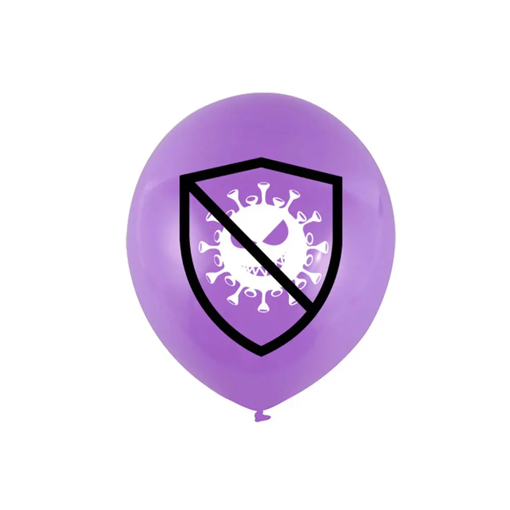12inch Virus Latex Balloons Wedding Anniversaire Decorations Helium Air Ball Epidemic Prevention Victory Birthday Party Supplies | Дом и сад