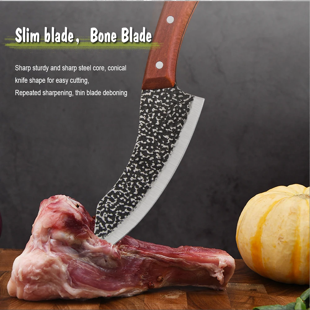 Нож шеф-повара ручной работы из нержавеющей стали 6 дюймов | Дом и сад