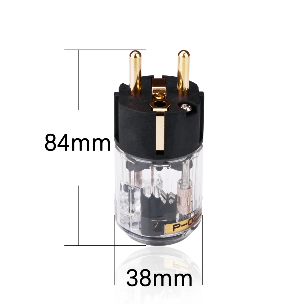Oyaide P-029E + C-029 Schuko штепсельная вилка Hi-Fi IEC самодельный соединитель для аудио пара