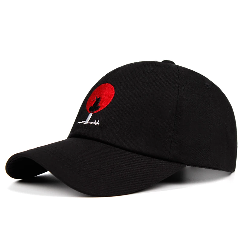 Uchiha Itachi Akatsuki Аниме Наруто папа шляпа хлопок Японский Учиха Саске семья логотип вышивка бейсбольные шапки снепбеки