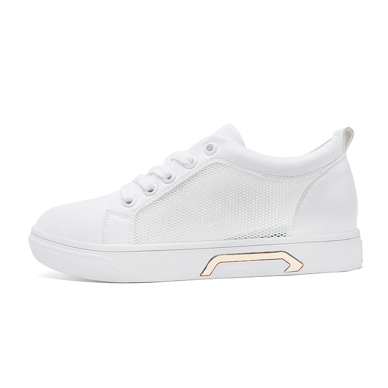 

Round Toe Low-Top Women'S Shoes, Lace-Up Solid Color Casual Shoes, Platform Women'S Shoes