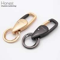 honest high grade men women custom lettering key chain buckle for car key holder ring jewelry best gift keychains bag pendant