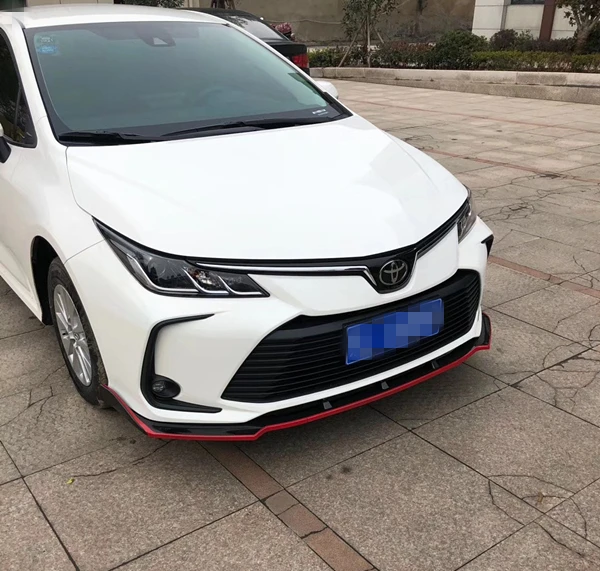 Спойлер 2019-2020 для Toyota Corolla ABS задний спойлер диффузор на передний бампер защитные