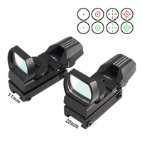 tactical 1120 mm rail mount red dot sight riflescope hunting optics holographic reflex 4 reticle rifle scope gun accessories