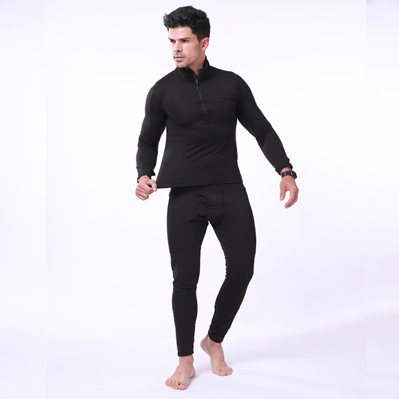 Winter Top Quality New Thermal Underwear Sets Men Compression Fleece Sweat Quick Drying Thermo Male Clothing | Мужская одежда