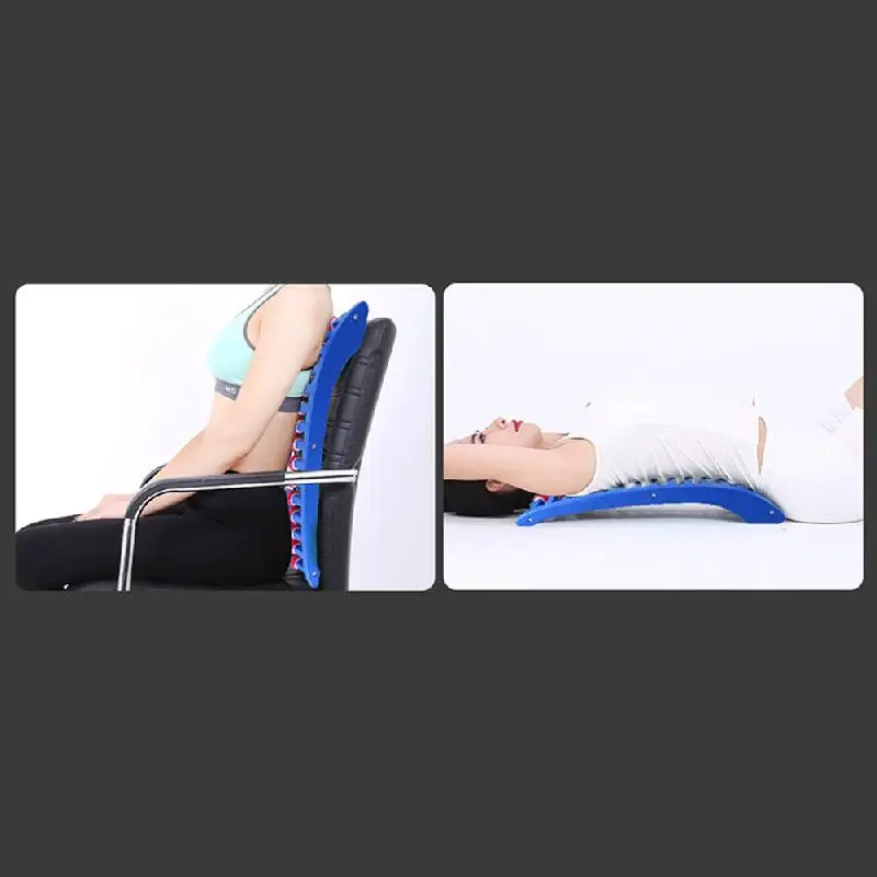 

Relax Mate Stretcher Lumbar Support Spine Pain Relief Chiropractic Back Massage Magic Stretcher Fitness Equipment Stretch