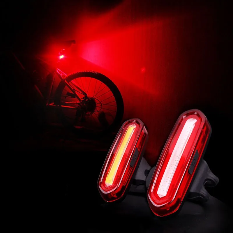 

Bicycle Light Usb Rechargeable LED Taillight Cycling Safety Warning Lamp 4 Light Modes Waterproof Bike Accessories