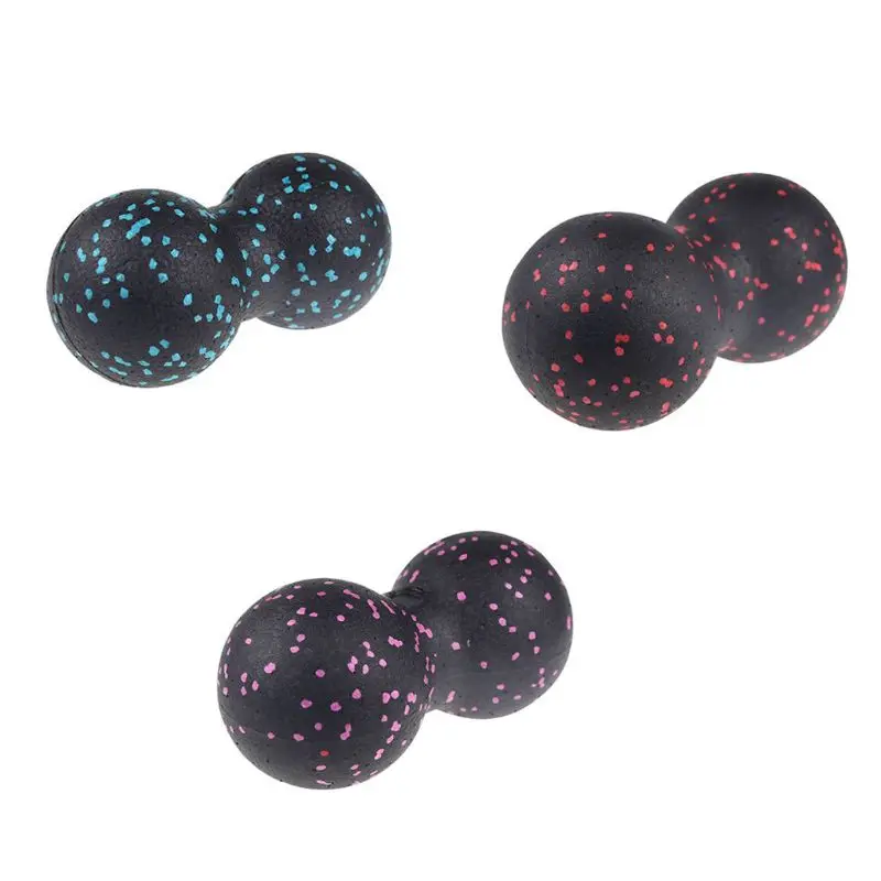 

2021 New EPP Double Peanut Massage Lacrosse Ball Body Fascia Muscle Relaxation Roller