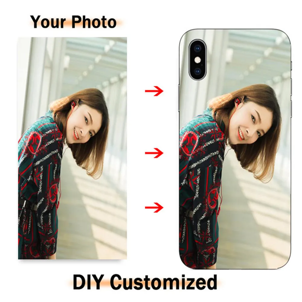 Custom Personalized Phone Case For Samsung Galaxy S10 S9 S8 Note 9 8 A20 A70 A50 A40 A30 A6 M20 Cover Customized Picture Photo | Мобильные
