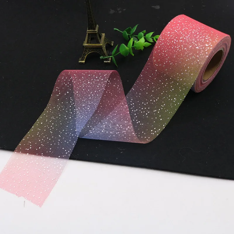 25 ярдов/рулон тюль из органзы 6 см | Дом и сад