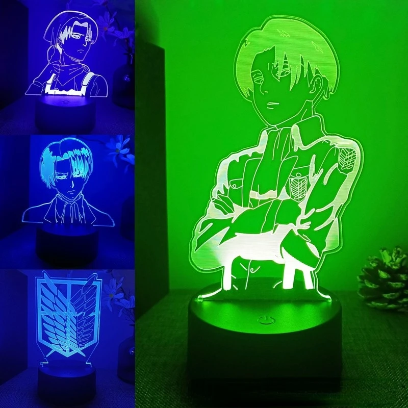 

Ночсветильник в стиле аниме «атака на Титанов», лампа RGB, подходит для настройки, подходит для титанов, Hange, Zoe, shкруги, No Kyojin, Armin, Arlert, подарок