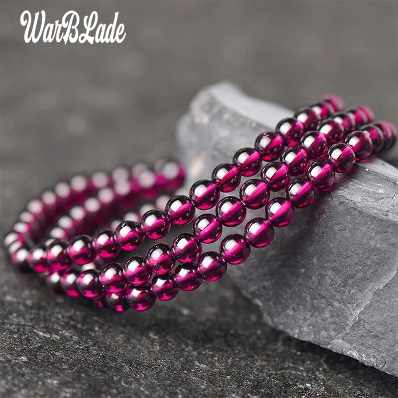 Браслеты Женские многослойные из натурального камня браслеты обручи с бусинами