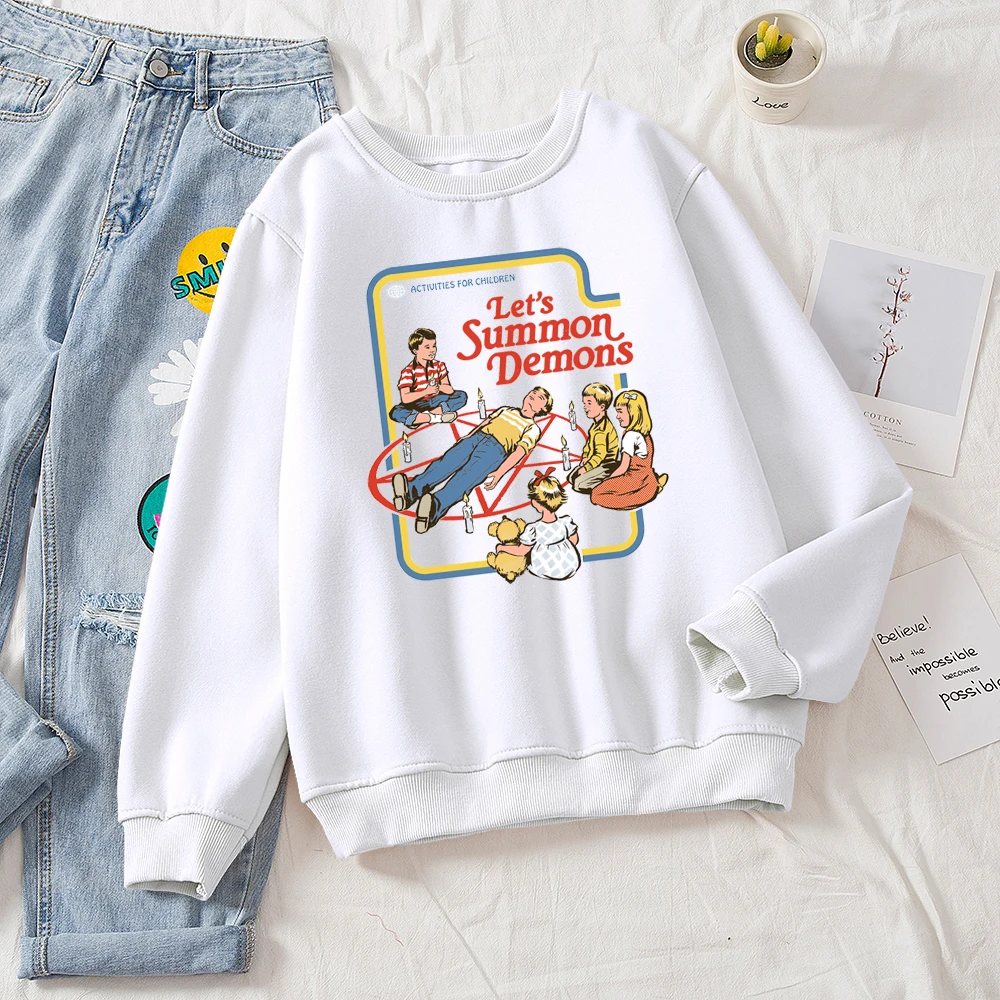 

Horror Comics Funny Hip Hop Style Women Sweatshirt Harajuku Casual Hoody Fashion Loose Hoodie Autumn Warm vintage Fleece Tops