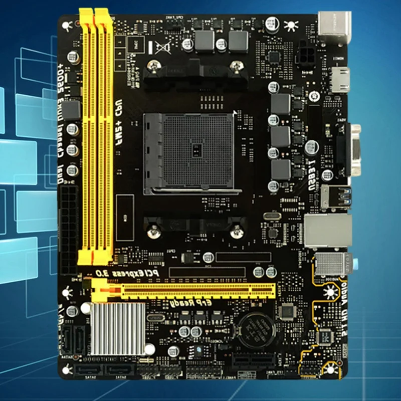 A68MHE Supports for AMD FM2+ Gigabit Ethernet DDR3 Desktop Computer Motherboard HDMI-Compatible | Компьютеры и офис