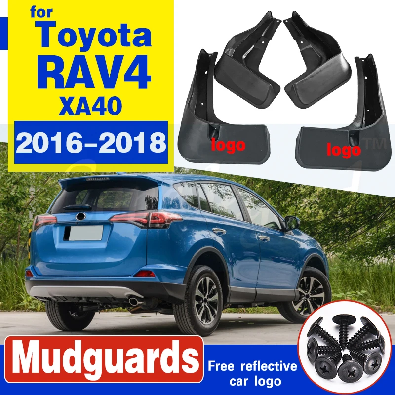 Для Toyota RAV4 2016 2017 2018 набор передних и задних брызговиков Брызговики литье под