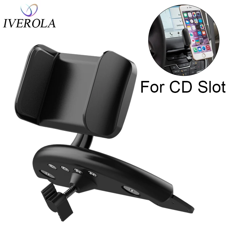 CD Slot Car Phone Holder Gravity Mount For In iPhone Samsung Xiaomi Mobile Cell Stand |