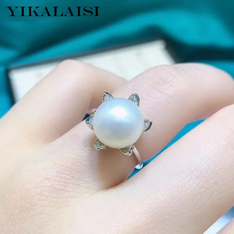 

Кольца из серебра 925 пробы с натуральным пресноводным жемчугом