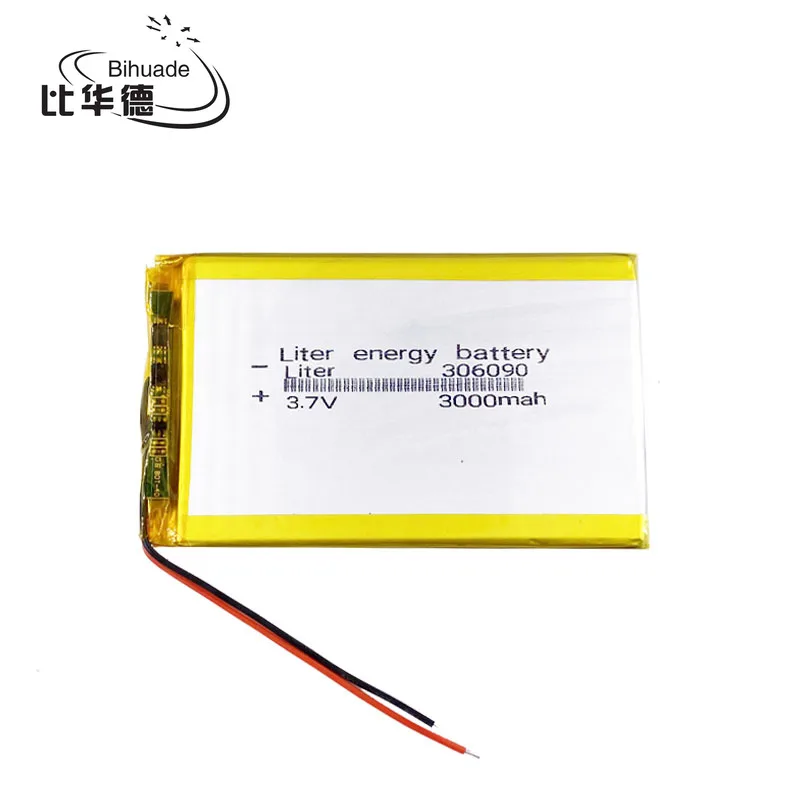 3.7V 306090 высокоемкостные литий-полимерные аккумуляторы 286090 3000MAH аккумулятор Всеобъемлющий аккумулятор.