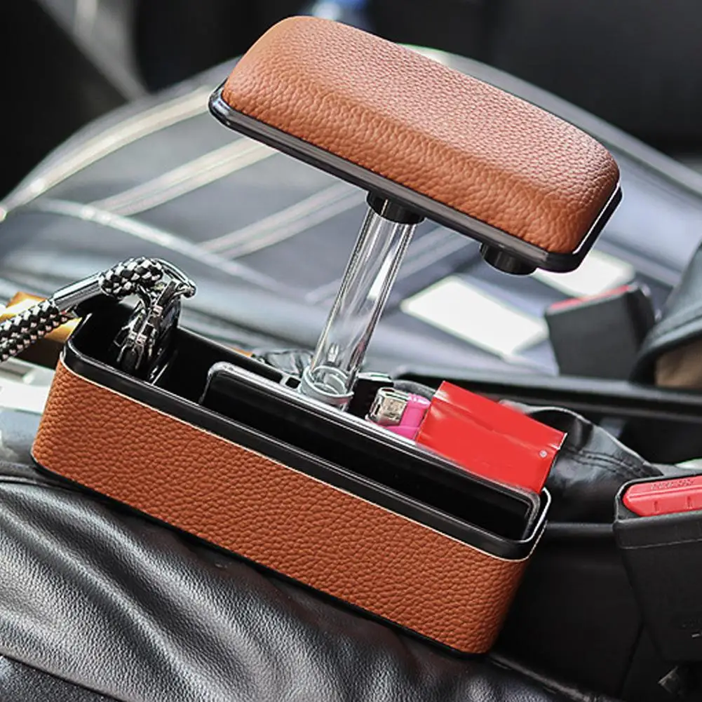 

Car Seat Central Filler Gap Storage Box Elbow Support Adjustable Armrest Pad Gap Storage Box Elbow Support Adjustable Armrest Pa