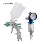 Краскопульт с регулирующим клапаном HVLP Профессиональный Аэрограф 1,41,72,0 мм сопло краскопульт для окраски Аэрограф инструмент для автомобилей