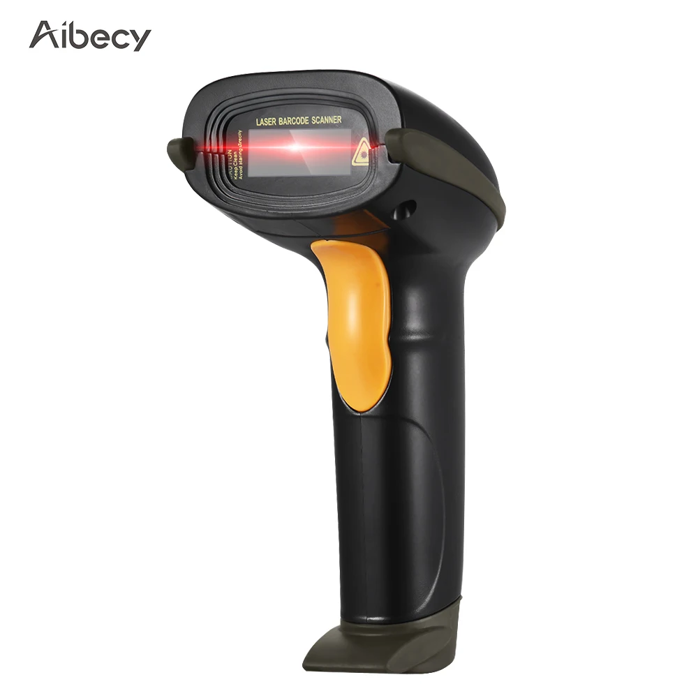 Aibecy USB сканер штрих-кода ручной проводной штрих-код 1D CCD считыватель с кабелем для