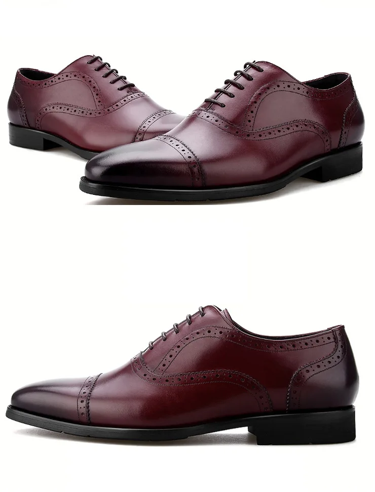 Новинка 2019 года мужские оксфорды кожаные туфли с острым носком повседневные на
