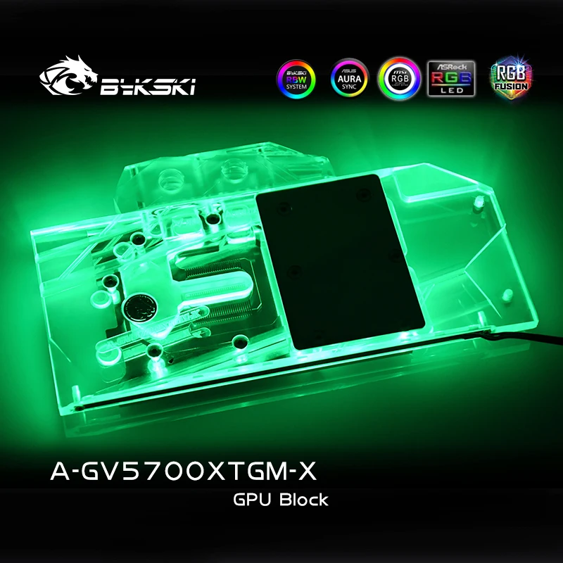 

Bykski PC water cooling Radiator GPU cooler video card Graphics Card Water Block for Gigabyte RX5700XT GAMING A-GV5700XTGM-X