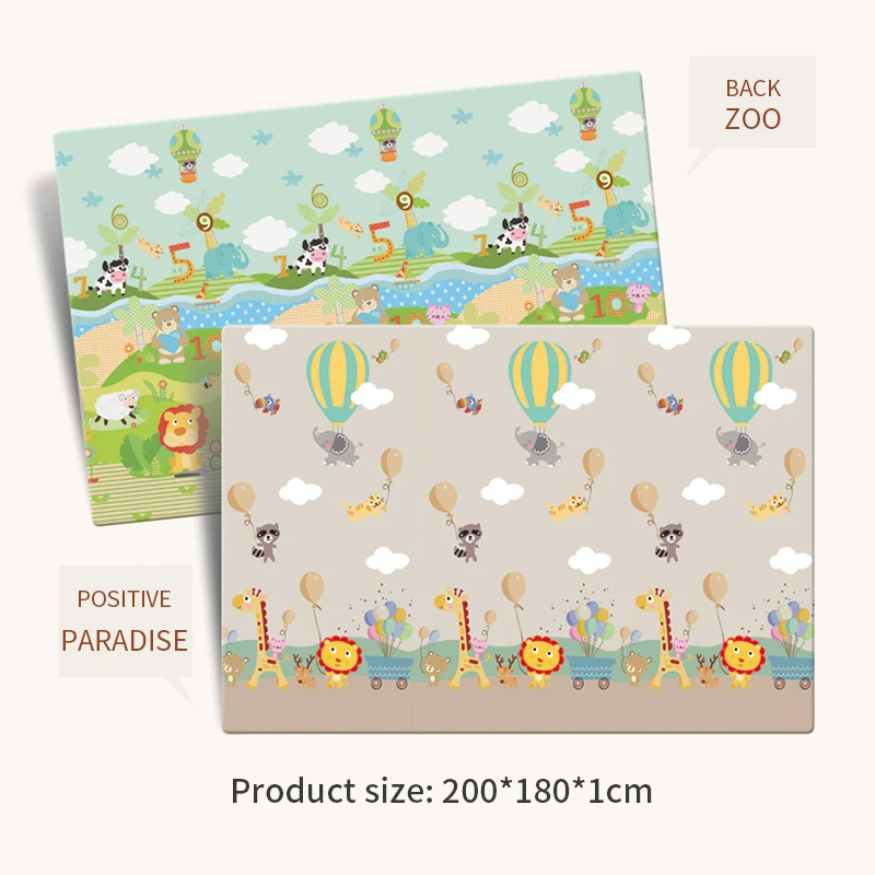 180*200 см детский коврик для ползания утолщенный защиты окружающей среды без