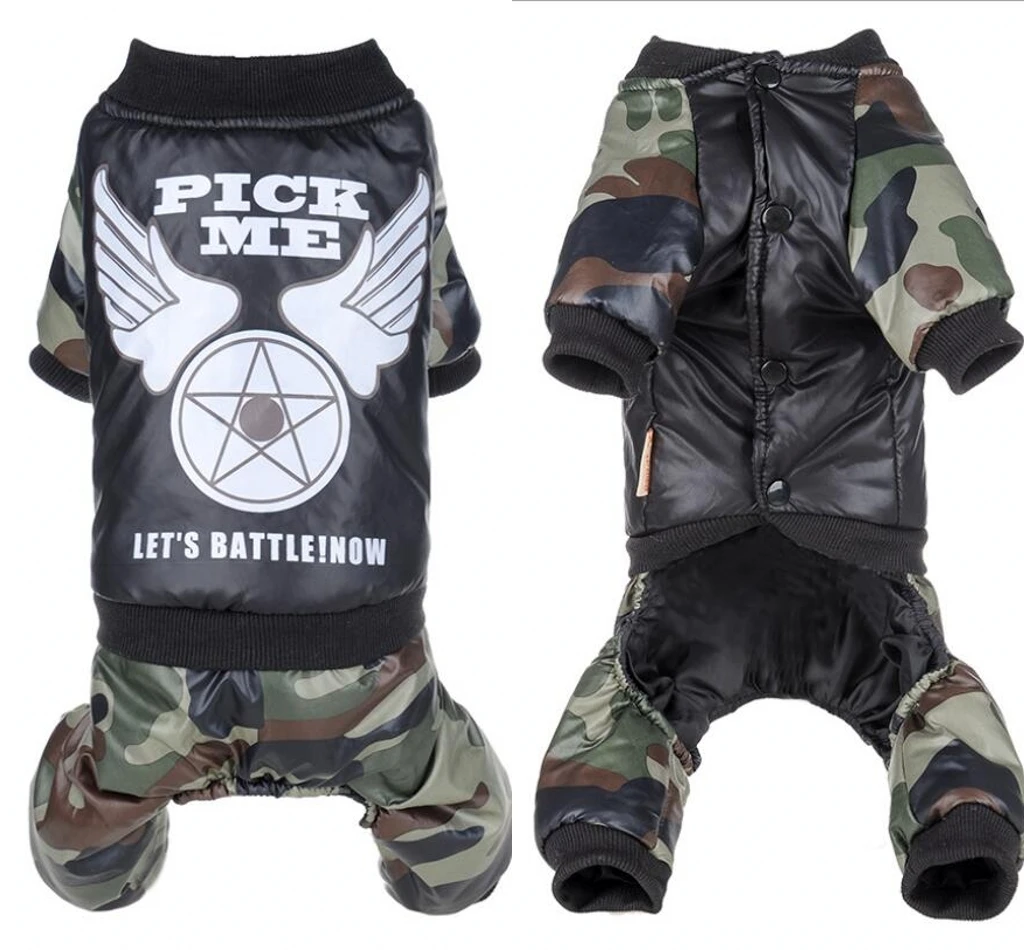 Комбинезон для больших собак теплый зимний комбинезон лабрадоров домашних