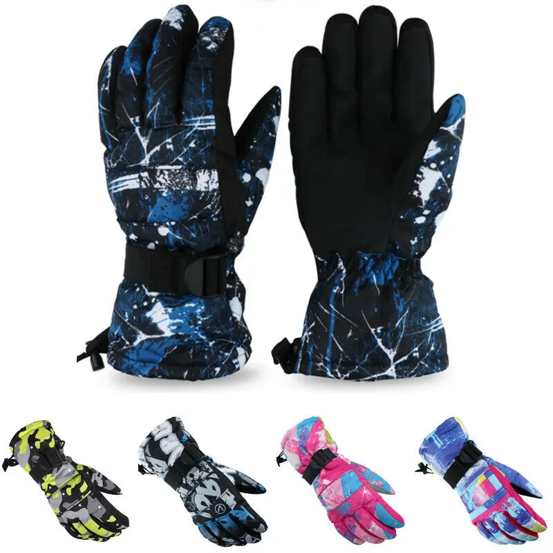 2019 новые модные мужские и женские теплые зимние лыжные перчатки для сноуборда