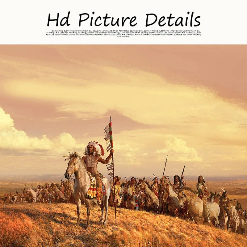 Картина маслом на холсте с индийскими фигурами плакаты и принты скандинавские