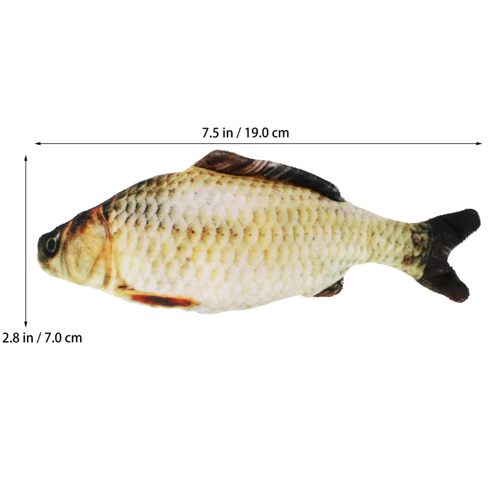 

1pc Pet Interactive Creative Simulation Fish Playing with 1pc Pet Light