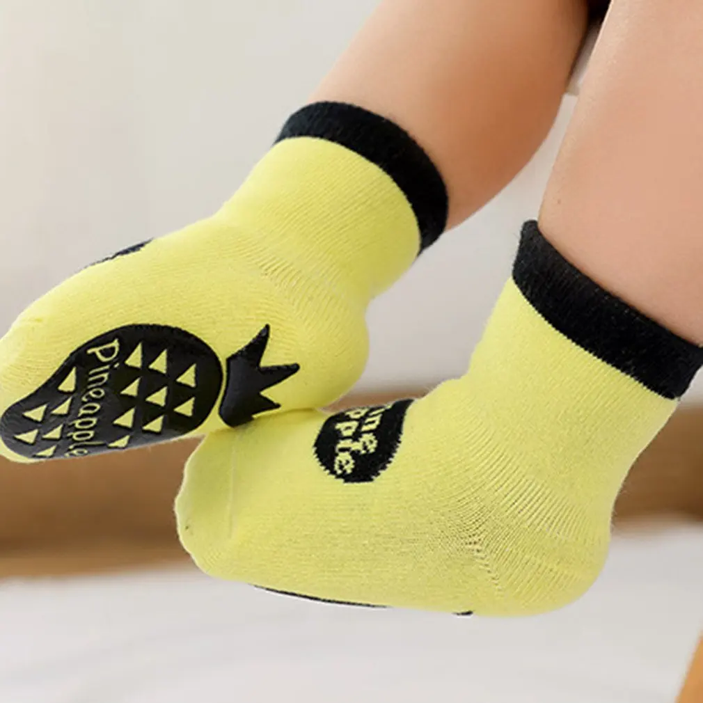 

Newborn Baby Socks Silicone Non-Slip Cotton Girls Toddler Socks Cute Boys Clothes Accessory For 0-3 Years Children's Foot Socks