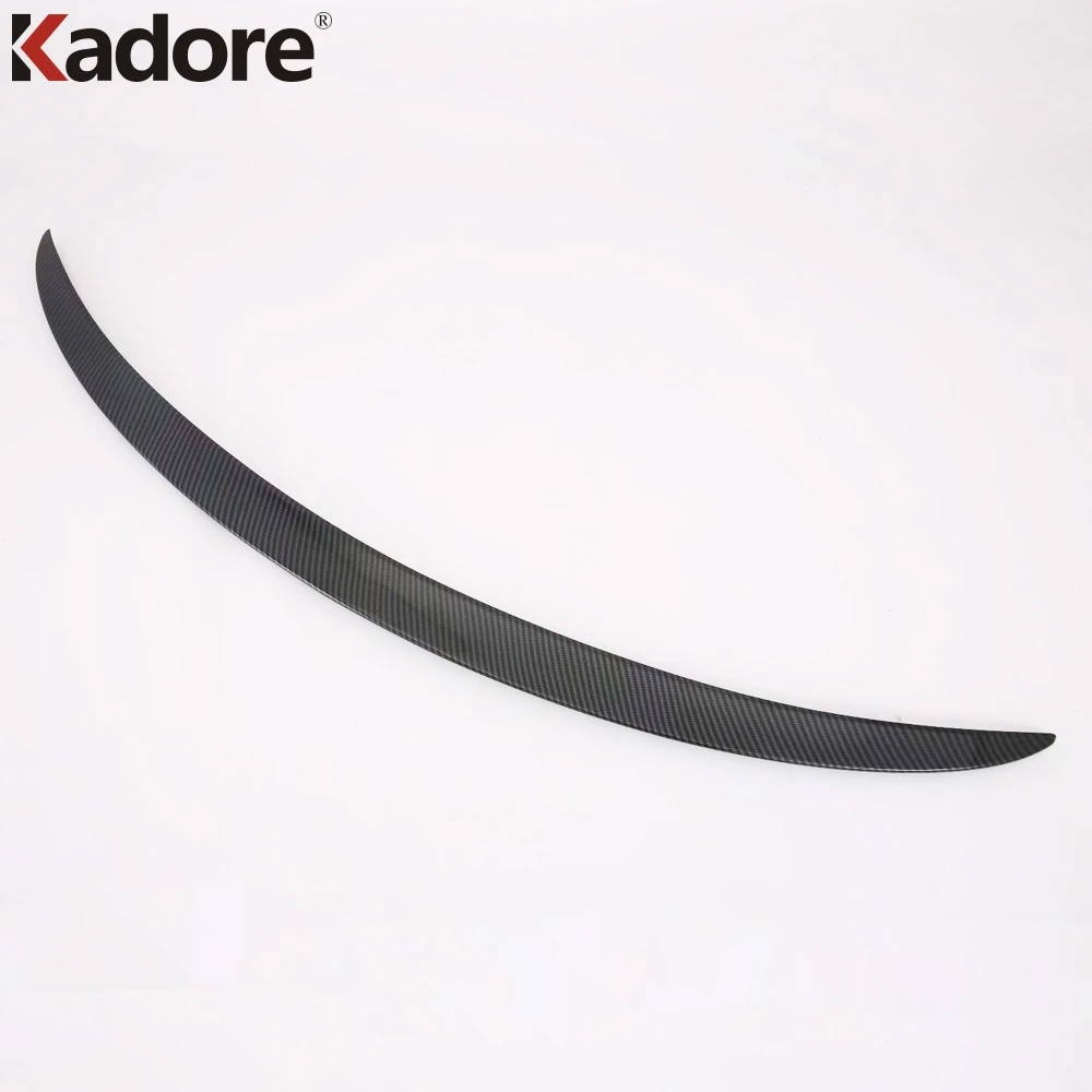 

Rear Trunk Spoiler Cover Trim For Tesla Model 3 2018 2019 2020 2021 Carbon Fiber Tail Wing Spoiler Strip Car Styling Accessories