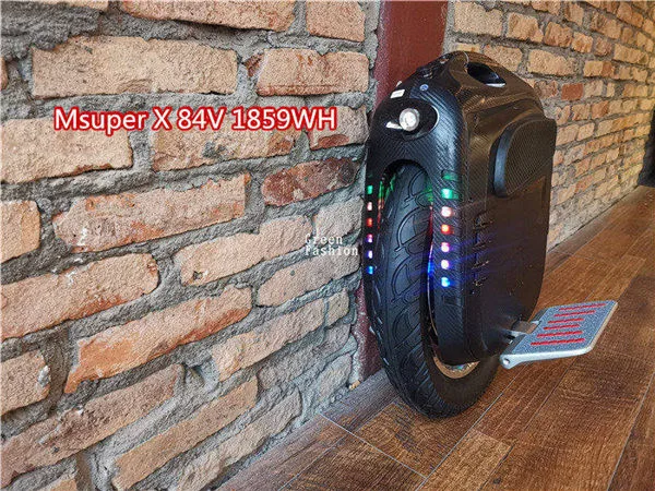 Новейший электрический Одноколесный велосипед Gotway Msuper X 1600WH 84 в/100 в 1230WH Максимальная скорость 55 км/ч+, 2000 Вт мотор, Макс 4000 Вт, 19 дюймов - Цвет: 84V 1859WH