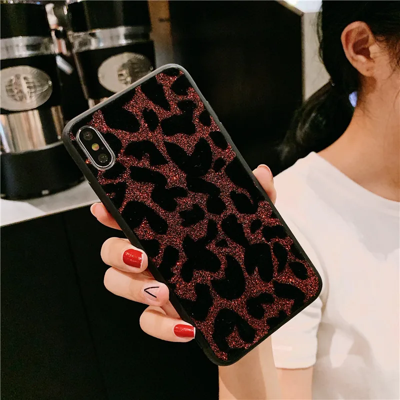 Блестящий леопардовый чехол для телефона Xiao mi redmi note 7 для Xiaomi mi 9 mi A3 Lite CC9 mi 8 redmi 6 6A Note 8