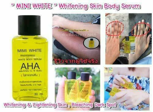 Сыворотка MIMI WHITE отбеливающая для кожи и тела отбеливания темных точек 30 мл