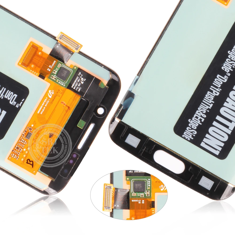 5 1 ''Super AMOLED экран для SAMSUNG S6 Edge ЖК дисплей Galaxy LCD EDGE G925 G925F сенсорный Запасные