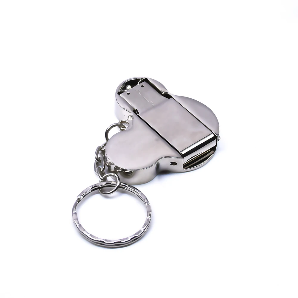

ear flash drive fashionsilver metal pendrive flash memory stick pen drive usb stick disk hot sale