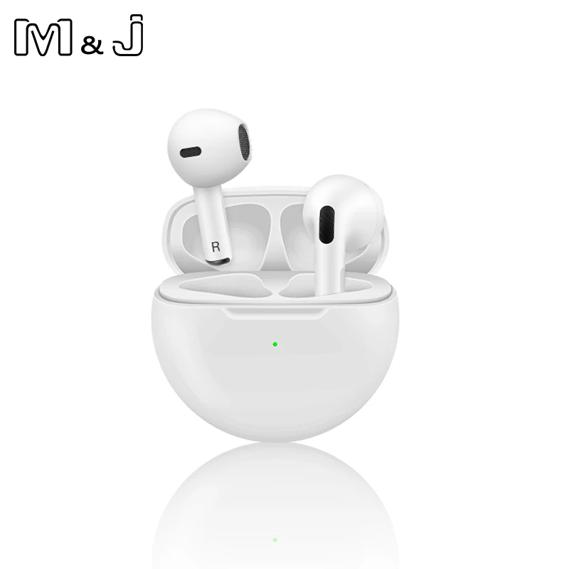 TWS наушники M &amp J Air pro 6 9D Bluetooth-наушники передающие басы Звук Hi-Fi для iPhone Xiaomi Huawei