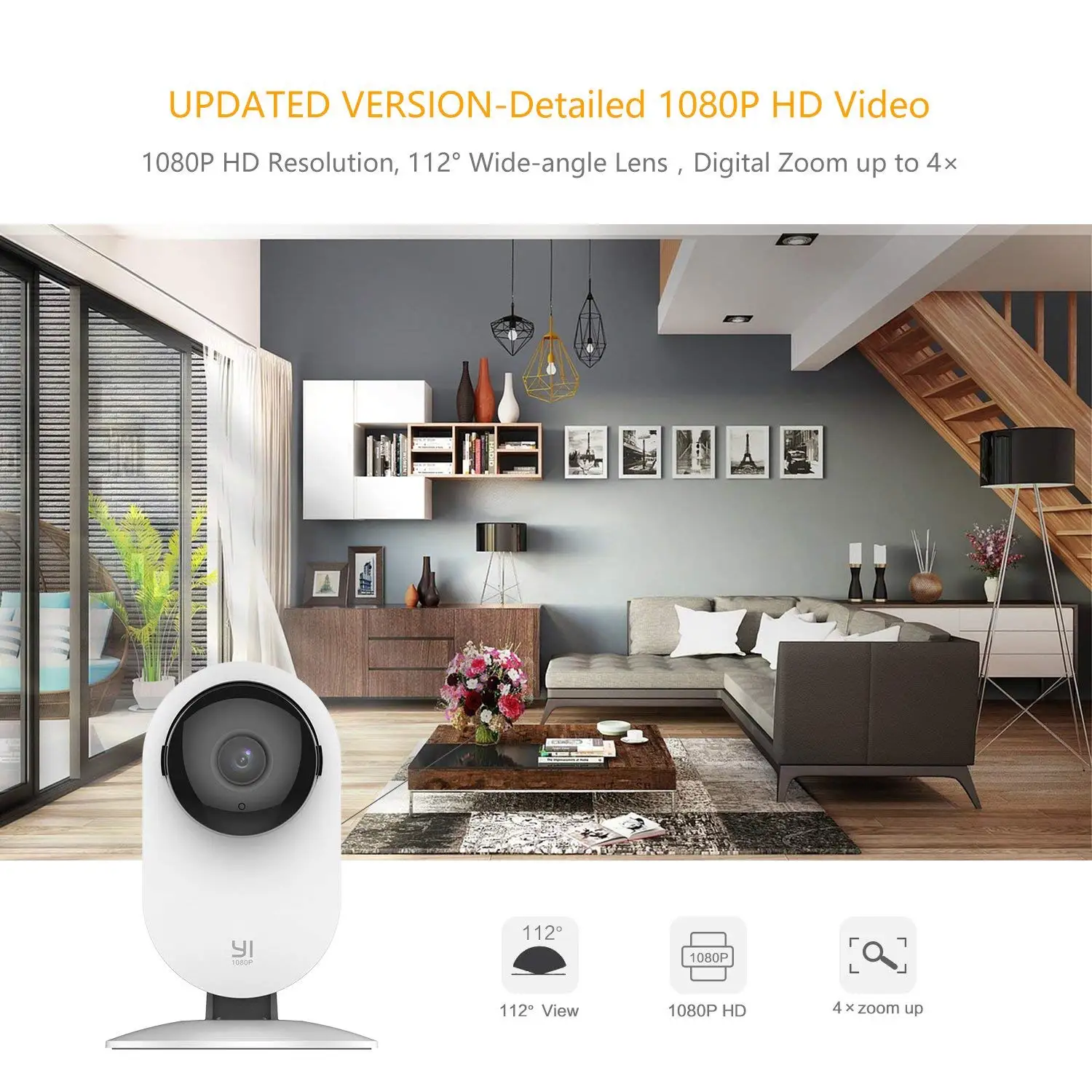 YI 2/4pack Smart Home Camera 1080P Full HD Indoor Baby Monitor Pet AI Human IP Security Cam Wireless Motion Detection images - 6
