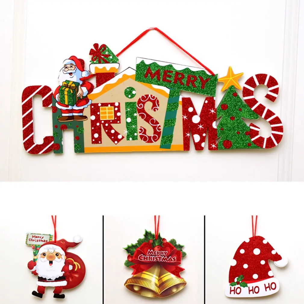 Рождественское украшение пенопласт снеговик колокольчик Санта-Клаус