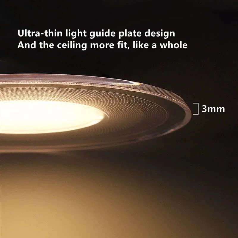

Dimmable LED Downlight Ultra-thin Recessed Ceiling Light Living Room/Aisle/Kitchen/Bedroom Light Ceiling Light 5W