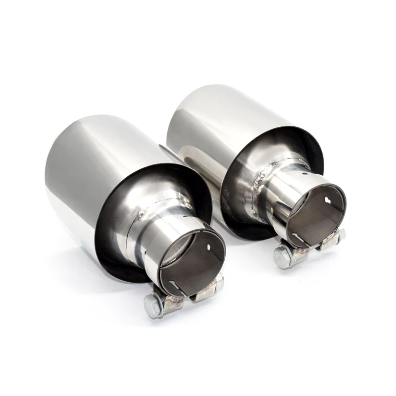 

1 pcs universal Exhaust Tip Stainless Steel Exhaust Muffler Tip Tailpipe Oblique mouth Car Exhaust Tip universal