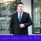 Пиджак мужской, очень большой, однобортный, Повседневный, размера плюс XL 2XL 3XL 4XL 5XL 6XL 7XL 8XL 9XL