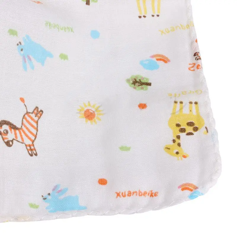 

10Pcs NewBorn Gauze Muslin Square 100% Cotton Bath Wash Baby Handkerchief Towel